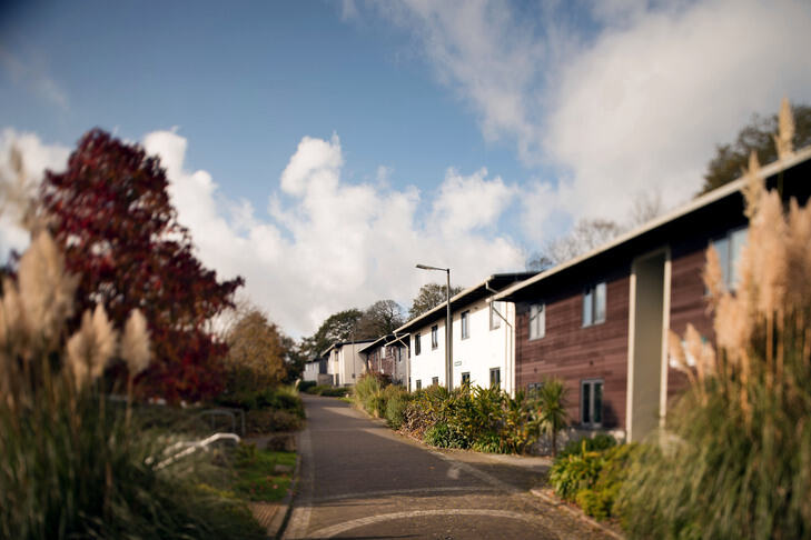 View of student accommodation