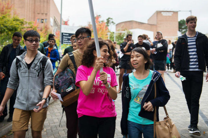 Campus tour