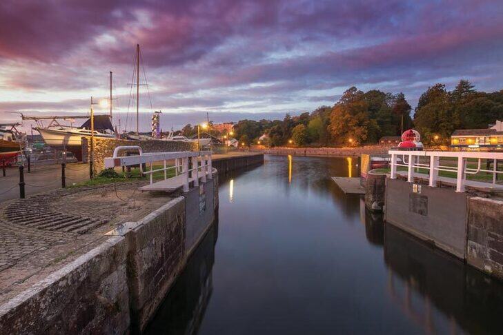Exeter Quay in the evening
