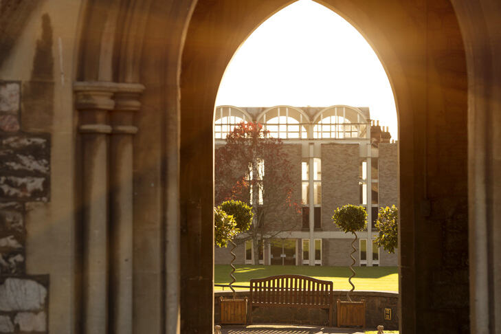 One of the archways on St Luke's campus