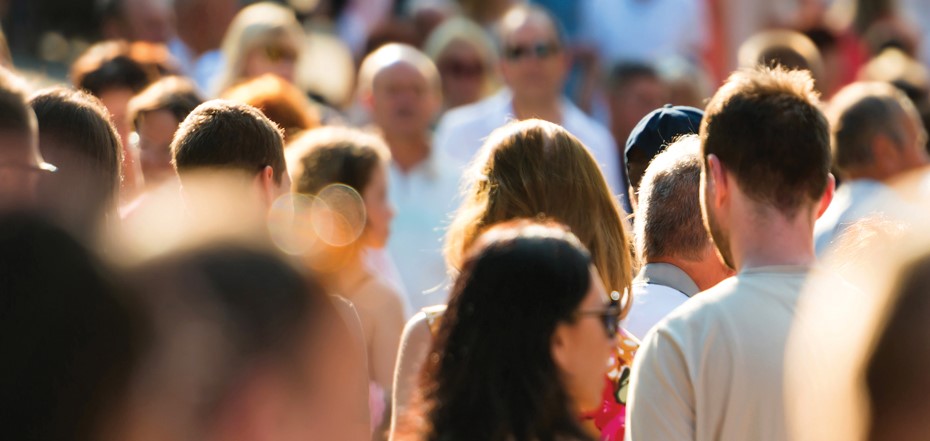 people in a crowd